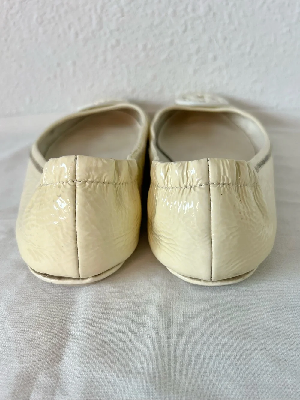 Tory Burch Minnie Patent Leather Travel Ballet Flat